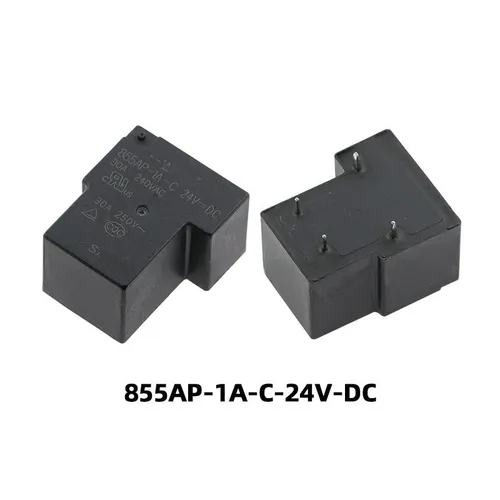 Электромагнитное реле 855AP-1A-C 24 В постоянного тока, 4 вывода, 30 А, одна группа разомкнутых конт