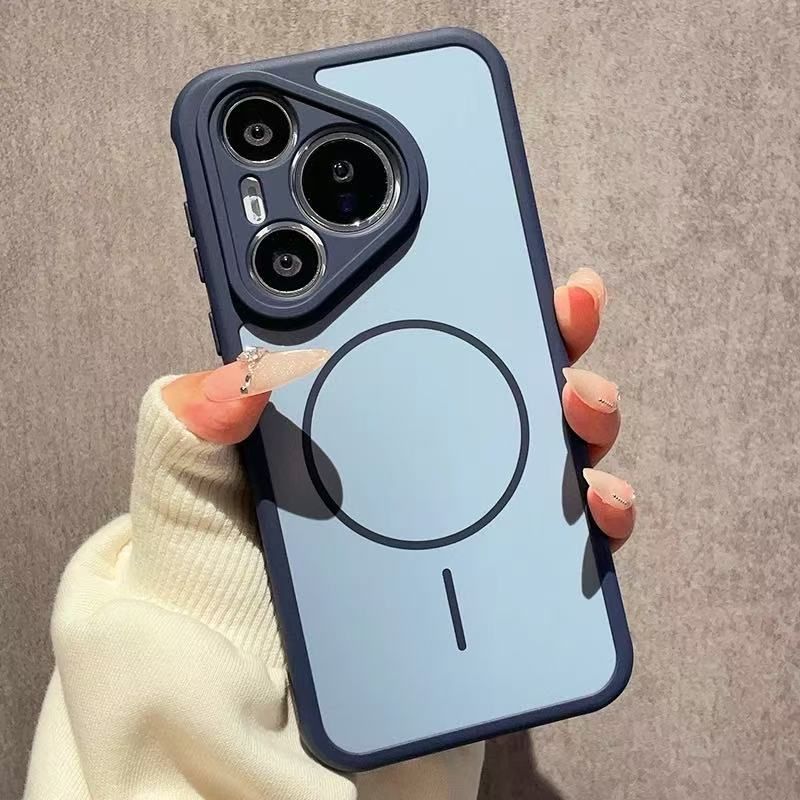 智能手机壳 用于 Huawei Pura 80, 塑料 , 蓝色