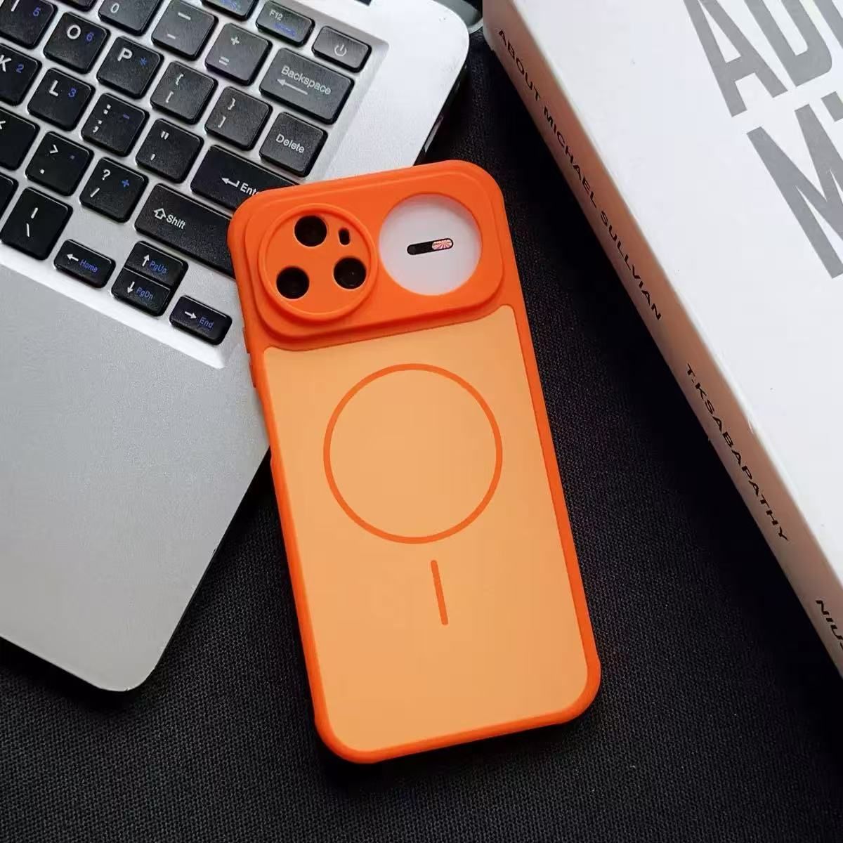 智能手机壳 用于 Huawei Nova 15 Pro, 塑料 , 橙色