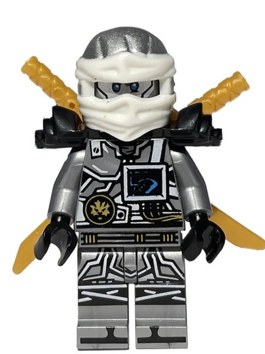 Фигурка Зейн с золотыми мечами / Ниндзяго / Минифигурка Ninjago