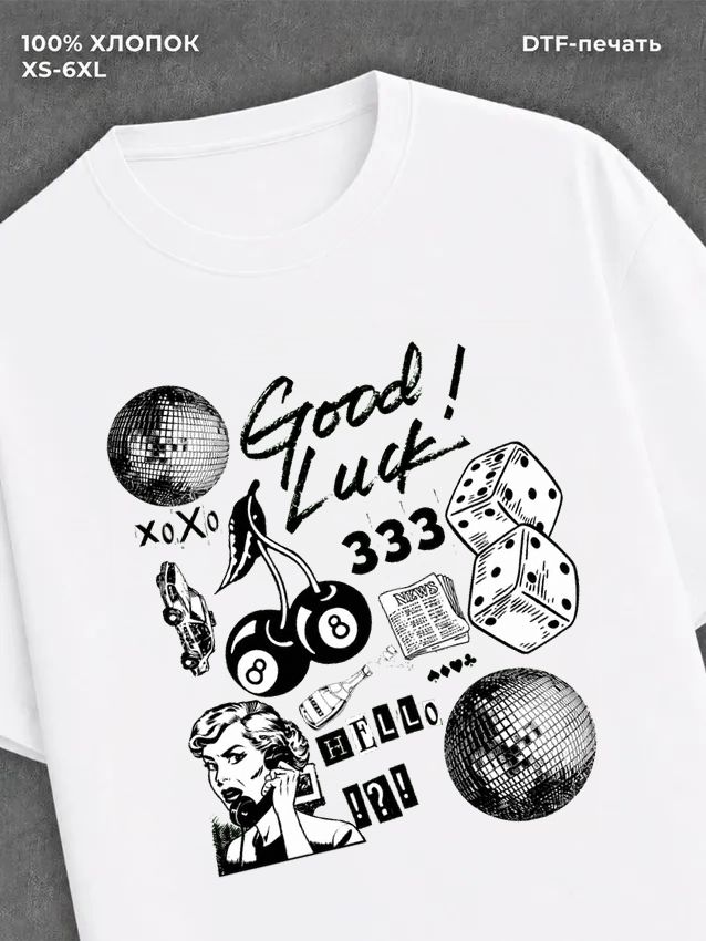 Футболка good luck