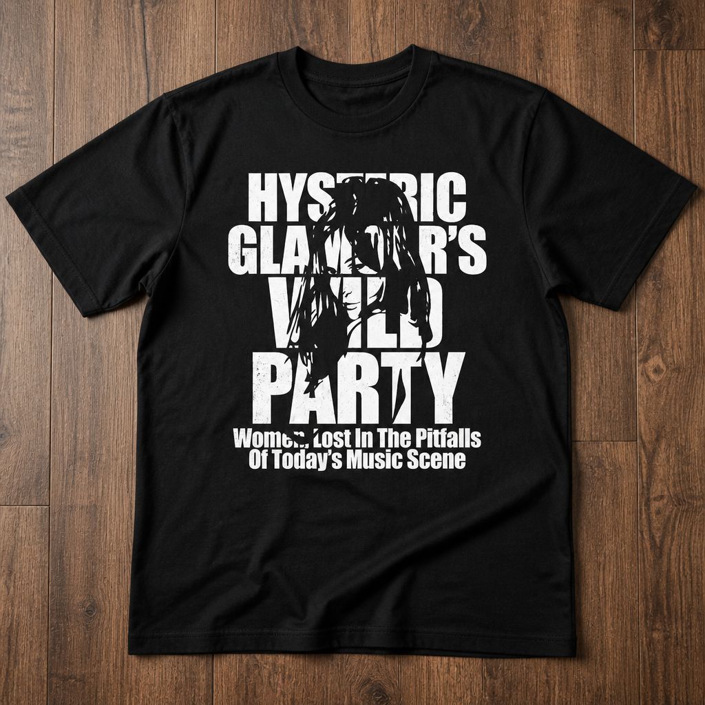 Футболка hysteric glamour wild party y2k archive flat_lay