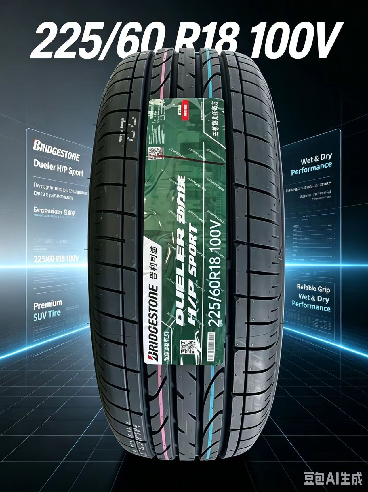 Bridgestone Dueler 235/55 R18 купить на OZON по низкой цене