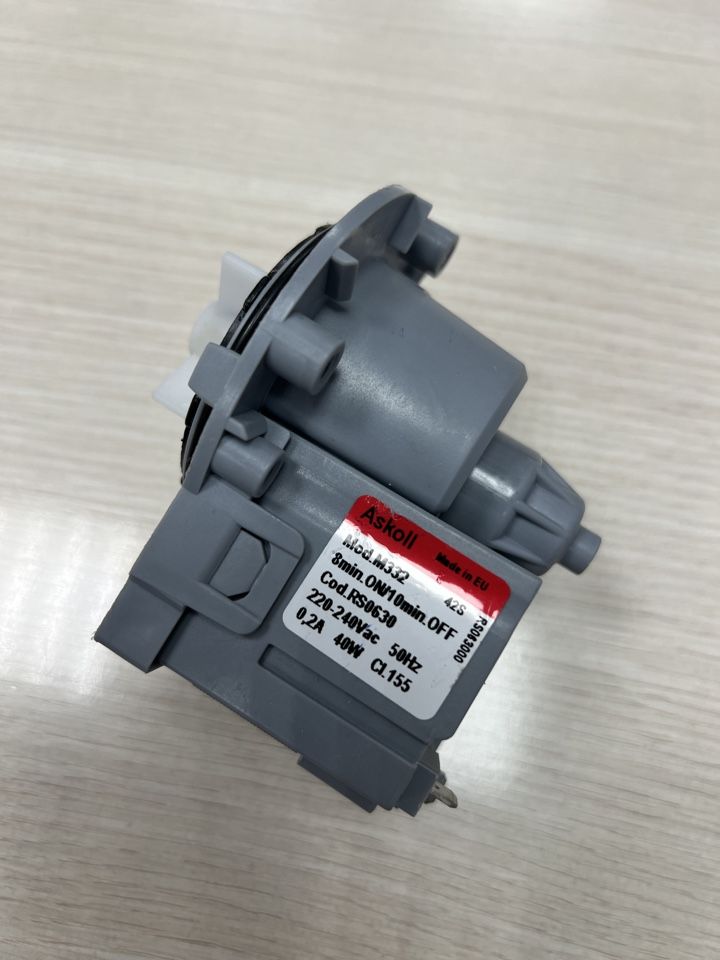 Насос сливной Askoll M231 40W для стиральной машины, помпа на 3 винта