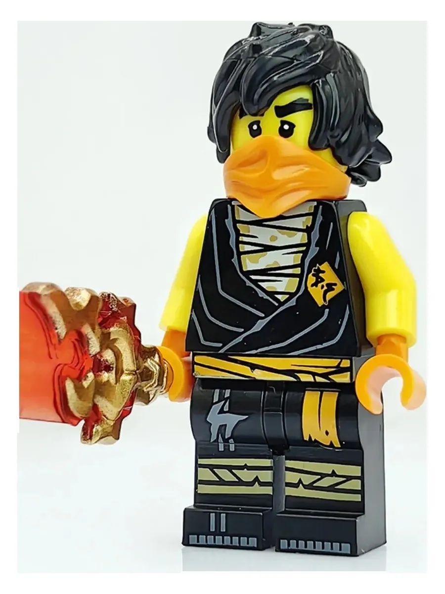 Фигурка Коул чёрный с мечом / Ниндзяго / Минифигурка Ninjago