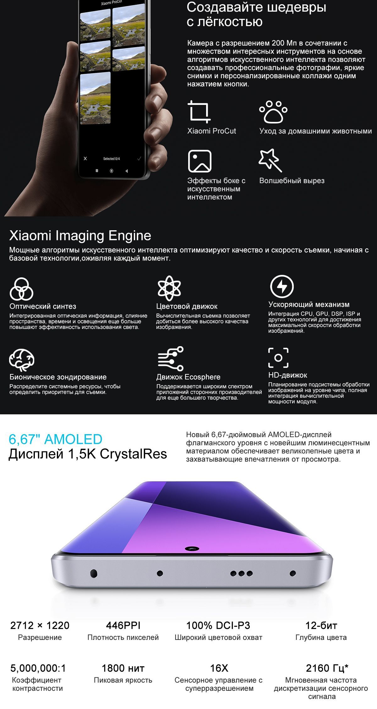 Смартфон Xiaomi Note 13 Pro Plus - купить по выгодной цене в  интернет-магазине OZON (1437706682)