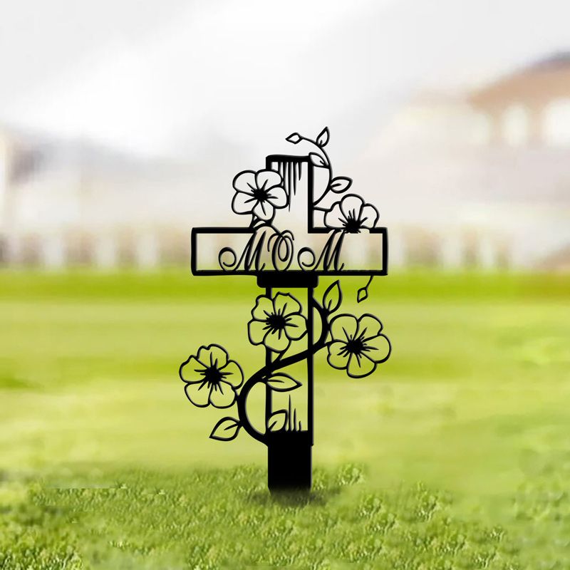 КрестНаМогилуМеталлический