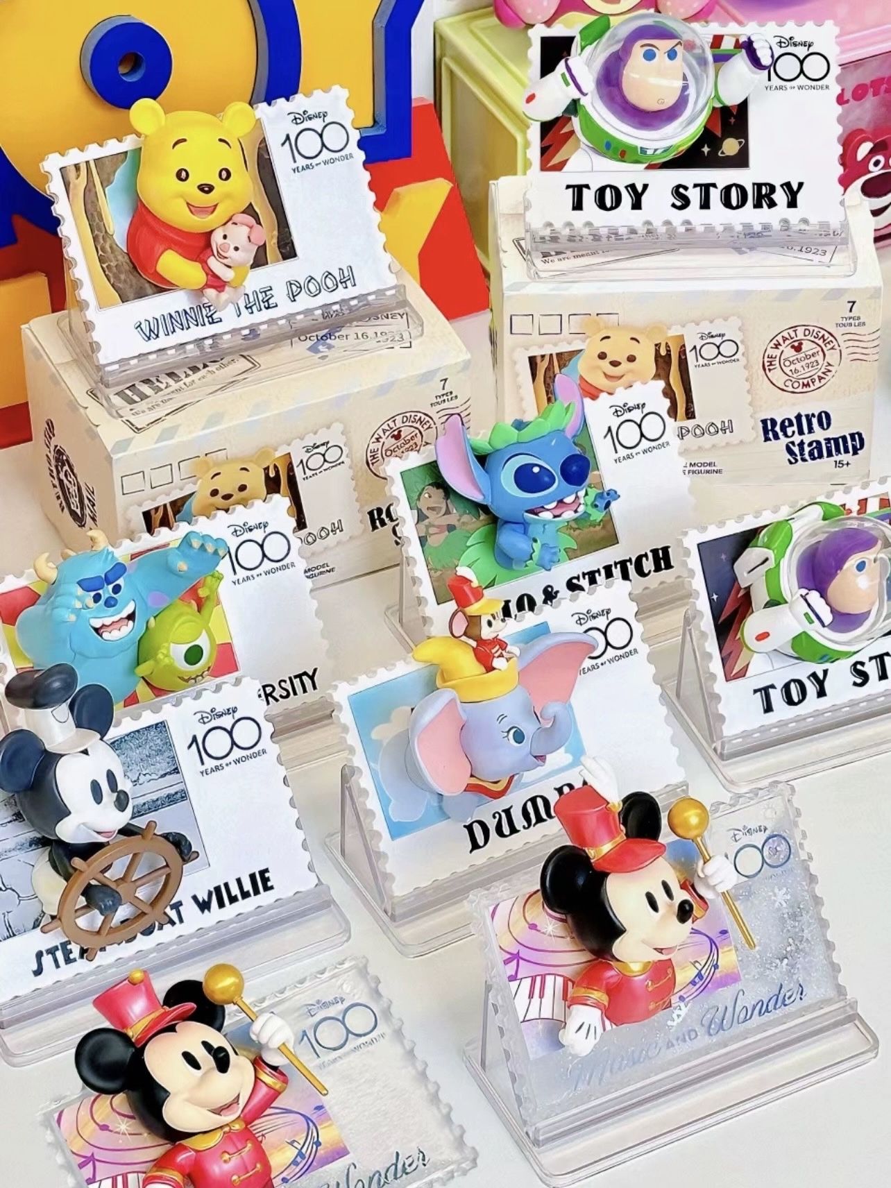 MINISO Коллекционные Фигурки (одна наугад) в Сюрприз Коробке - Юбилейная Серия Disney фигурки по фильмам и видеоиграм