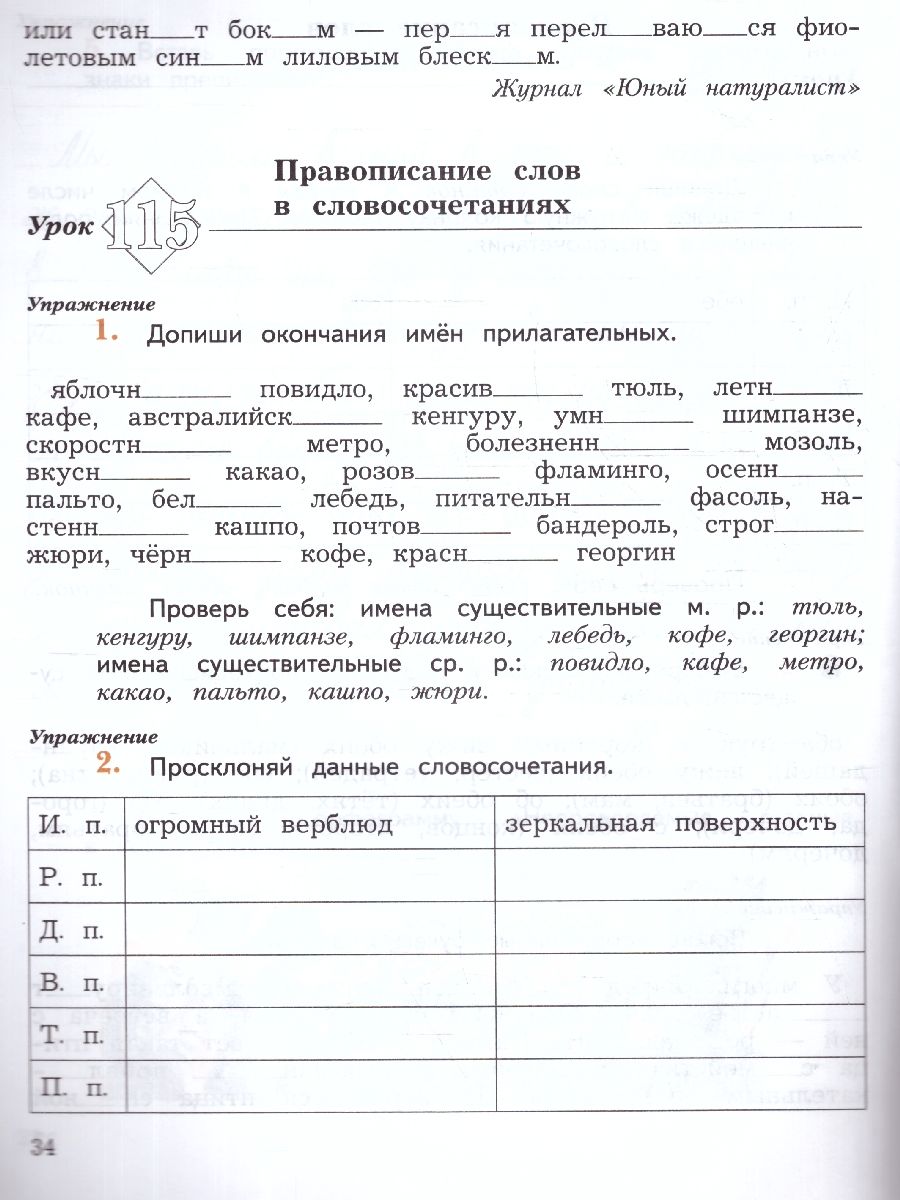 Пишем грамотно 4 класс. Рабочая тетрадь. Комплект в 2-х частях. К новому учебнику. ФГОС | Writing Correctly Grade 4. Workbook. 2-Part Set. For the New Textbook. GEF - Ozon image 6