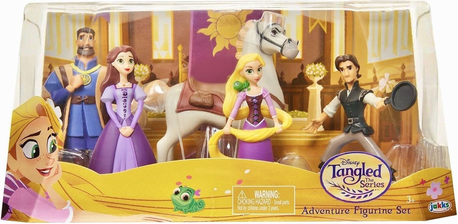 Набор фигурок Disney Tangled: Рапунцель и друзья 5 персонажей, 9 см