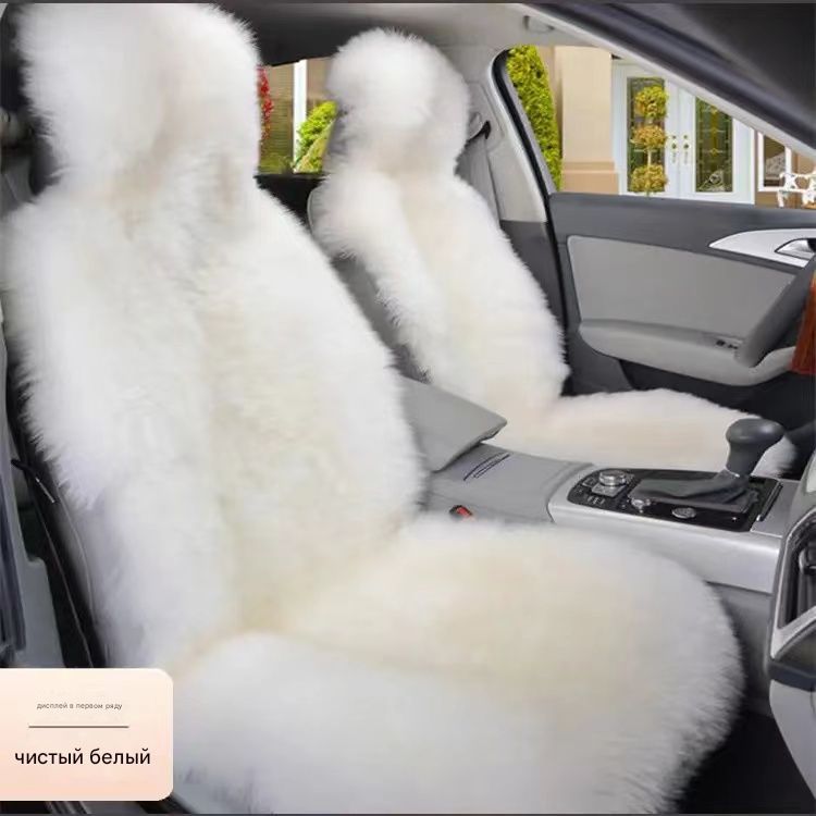 НакидкаавтомобильнаянаПередниесиденья,Сиденьеводительское,Мехискусственный,2шт.
