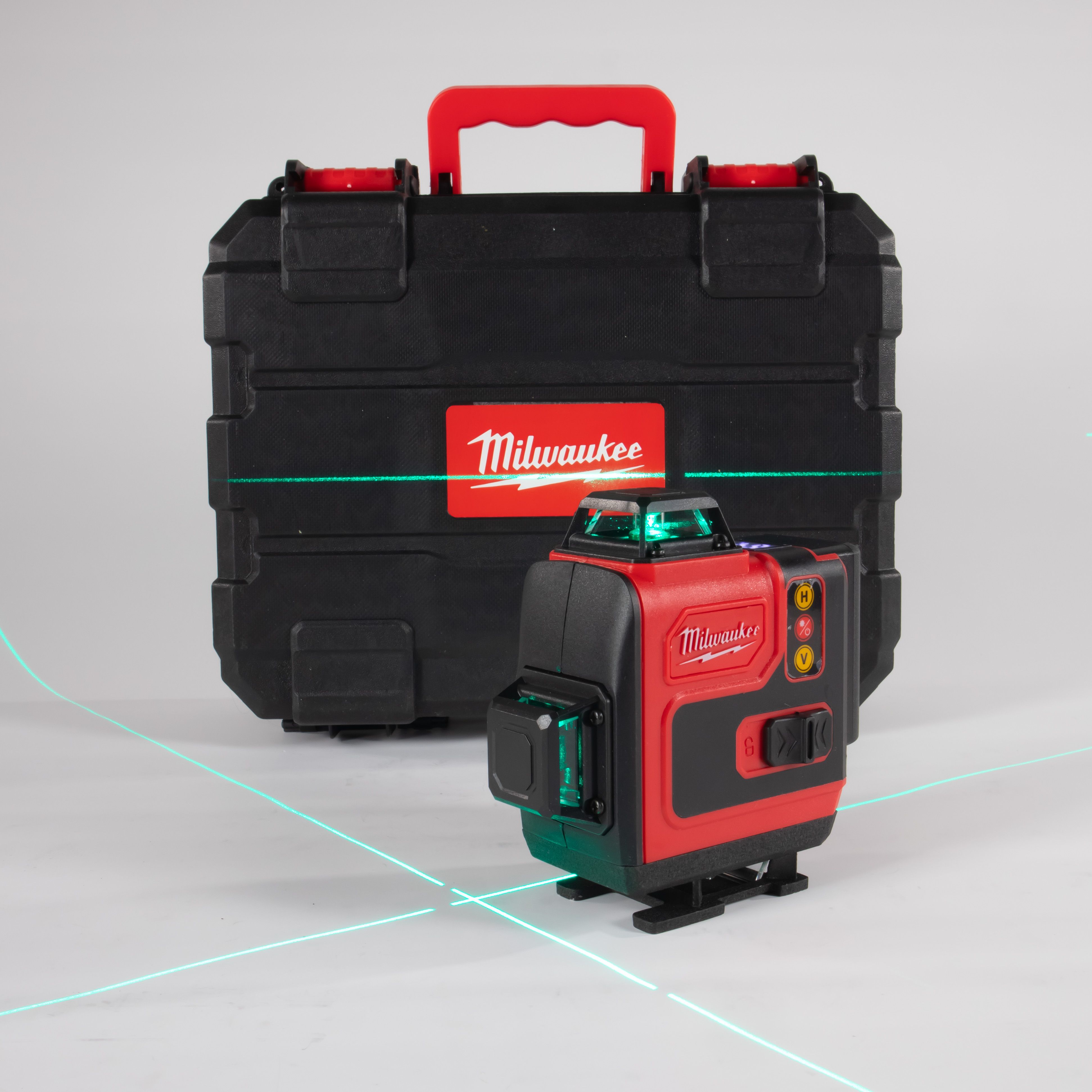 Лазерныйуровеньmilwaukee16лучейзеленый