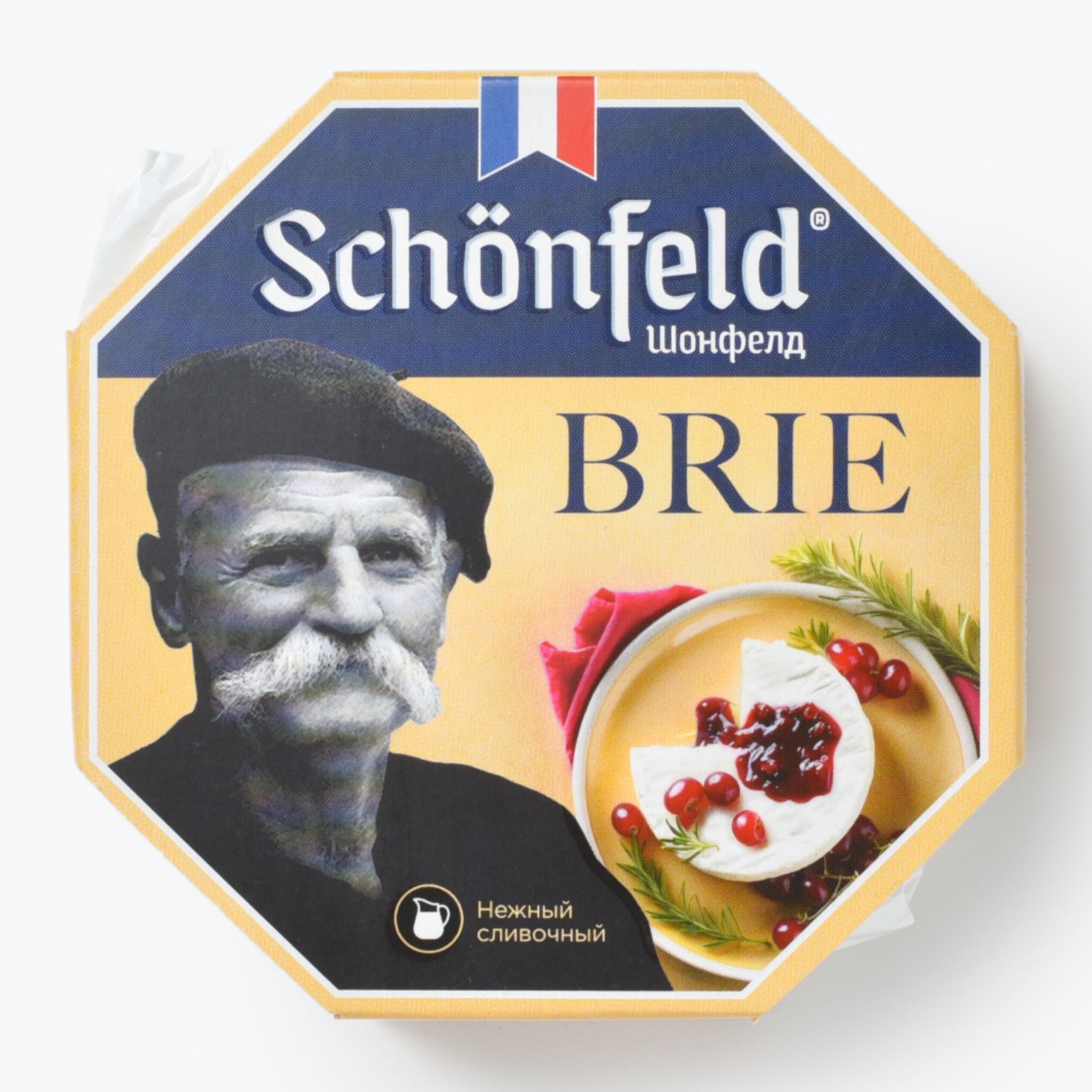 Сырмягкийсбелойплесенью455г,SchonfeldBrie