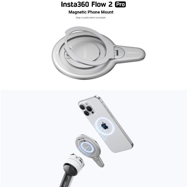 Insta360 Flow 2 Pro Magnetic Phone Mount Магнитный адаптер magsafe