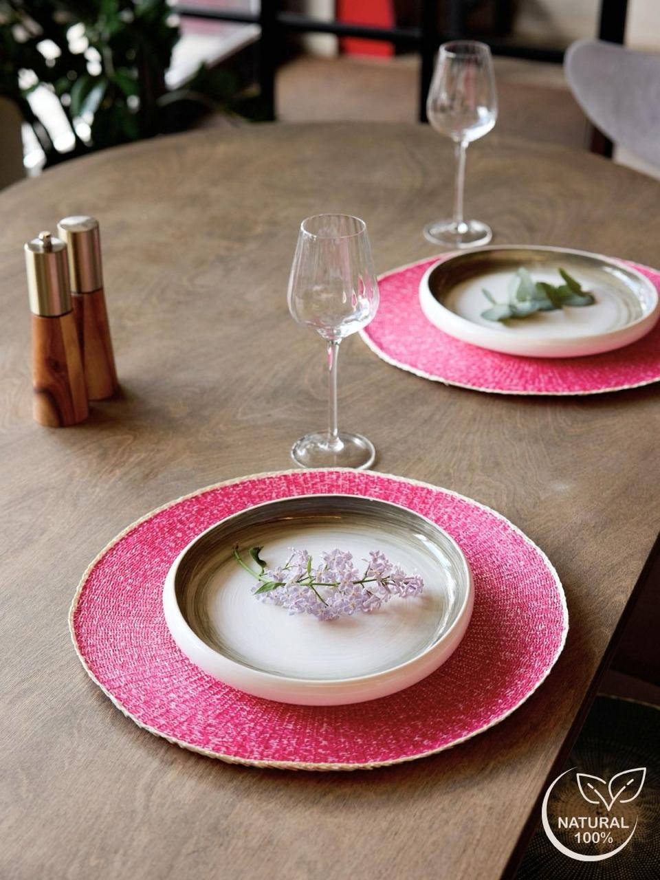 Салфетки на стол сервировочные круглые 2шт