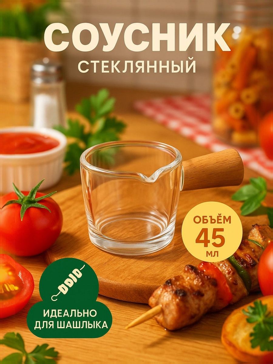Соусник "Лофт", объем 45 мл, размер 5,4х8,5х4,2 см
