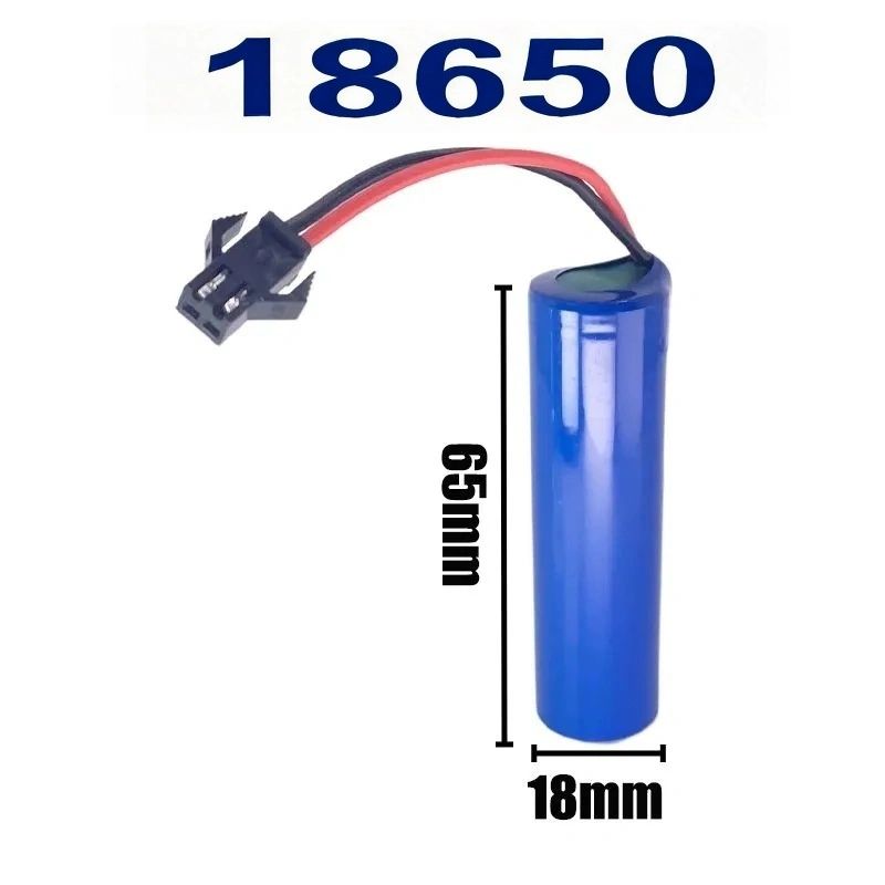 Аккумулятор3.7V18650Li-Ion3200mAhразъемSM-2P