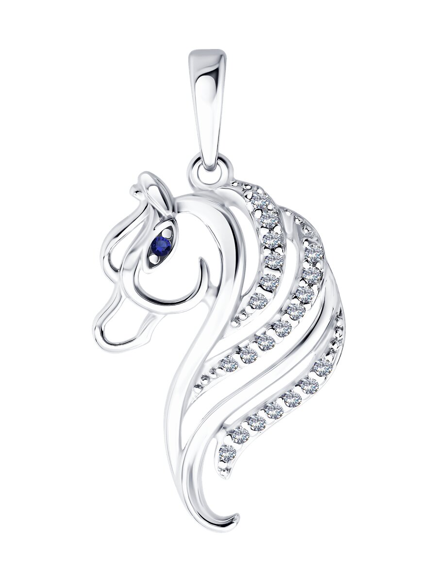 Diamant,Подвеска(кулон)изсеребрасфианитами,94-130-00121-1,декоративные,925проба