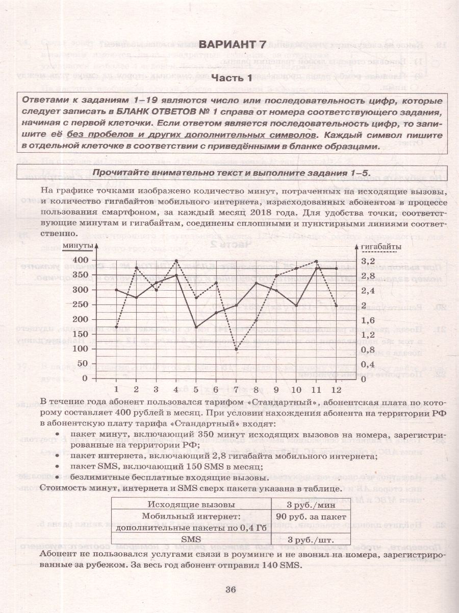 ОГЭ 2026 Математика Типовые варианты экзаменационных заданий 15 вариантов ФИПИ | Reference Book - Ozon image 3