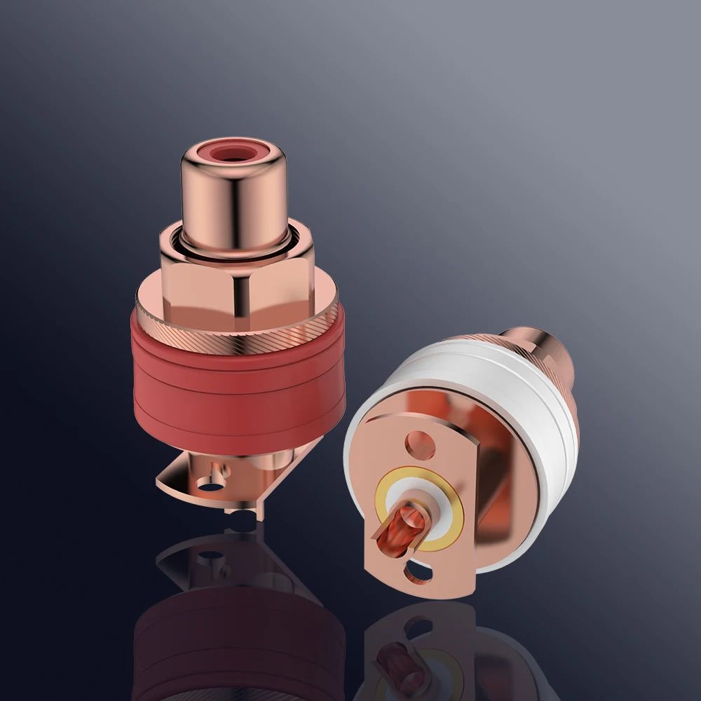 ViborgRC1014pcsВысокоекачествоНовыйбрендбезпокрытия99,995%чистоймедиHifiAudioусилительмощностиRCAЖенскиерозетки