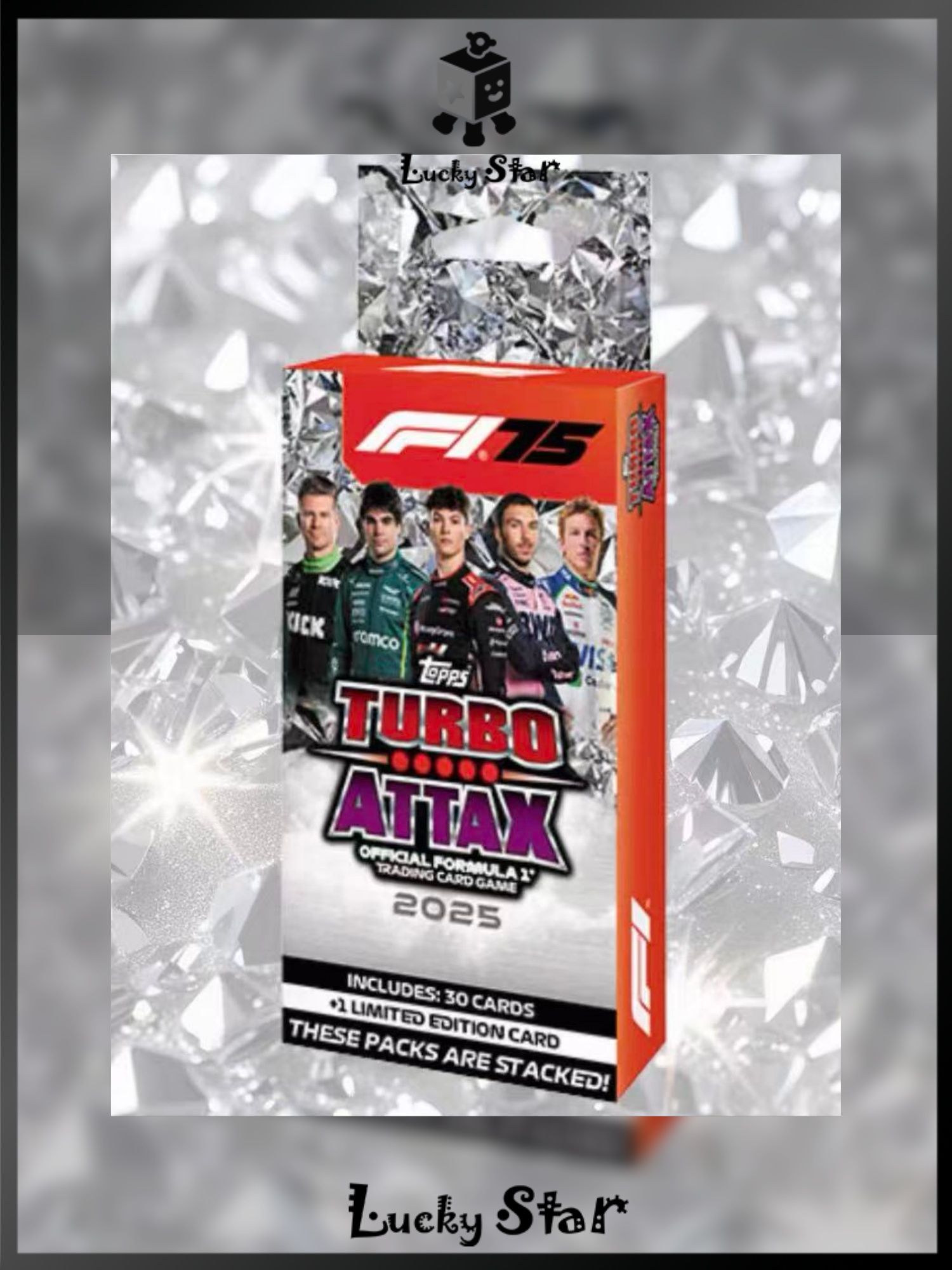 карточка,Topps Turbo Attax Formula 1 2025 -Value Box - contains 31 ...