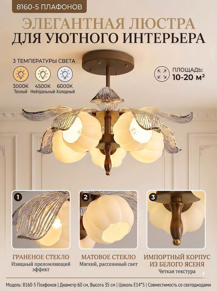 Люстра, E14 #1