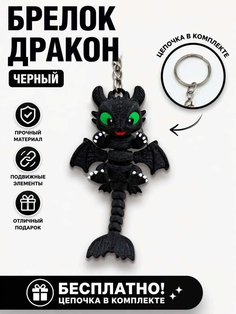 Брелок "Беззубик" #1