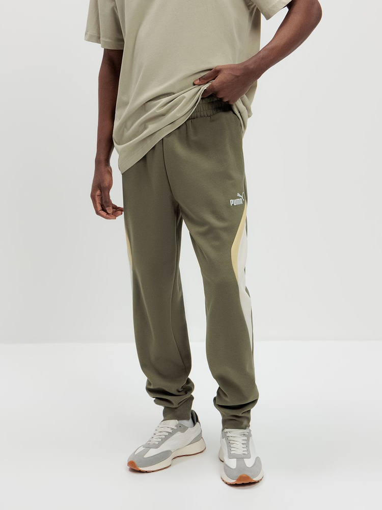 Брюки PUMA ESS BLOCK Sweatpants DK cl #1