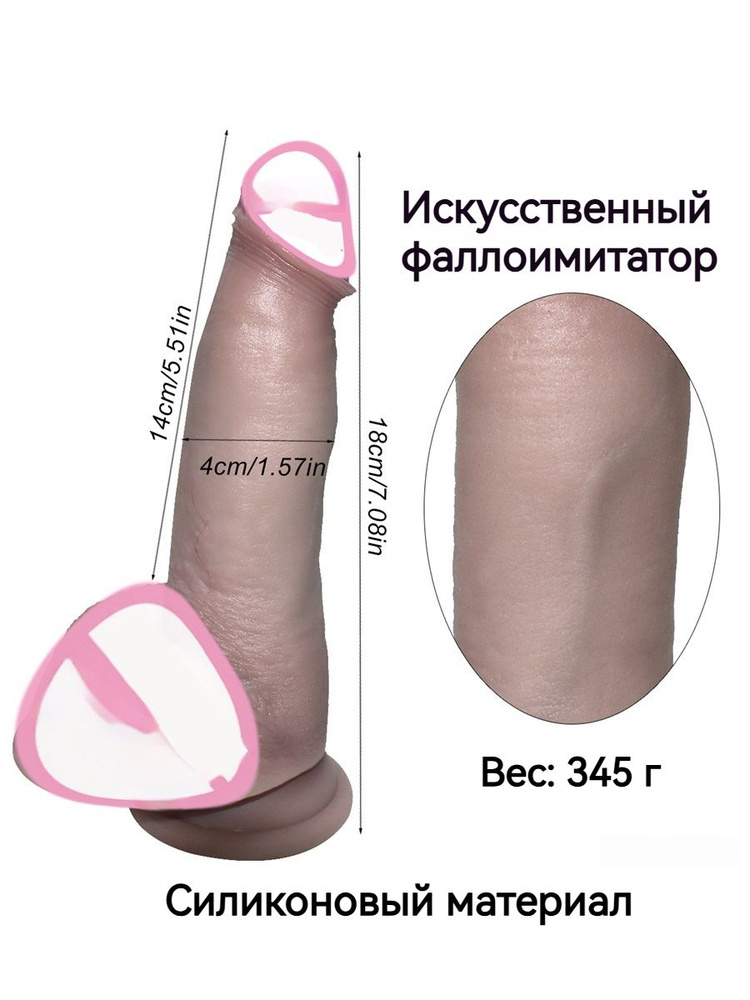 Фаллоимитатор, 18.2см #1
