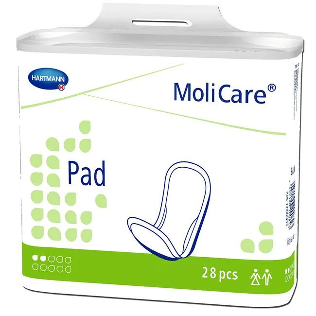 Прокладки урологические Hartmann MoliCare Pad 2 drops/МолиКар Пад 2 капли, (MoliMed Mini/МолиМед Мини), #1