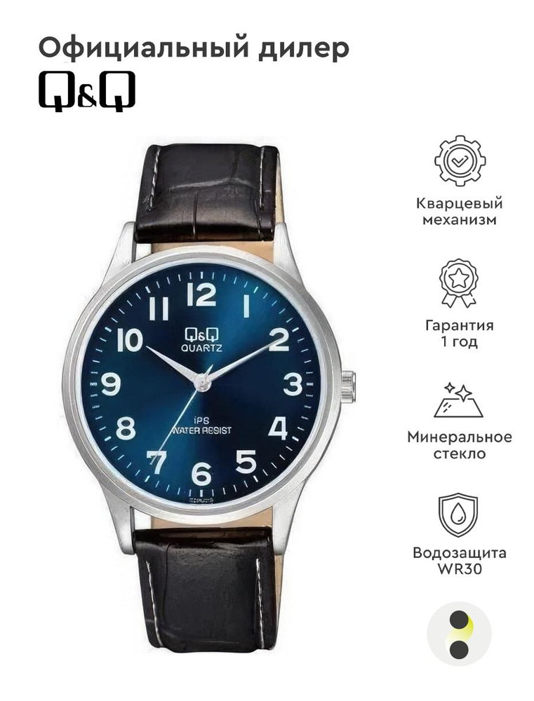 Мужские наручные часы Q&Q Attractive C214J315Y - купить с доставкой по ...