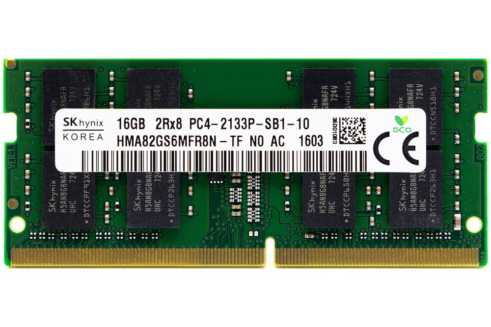 Hynix Оперативная память SODIMM DDR4 16GB PC17000 2133МГц Hynix HMA82GS6MFR8N-TF 1x16 ГБ (HMA82GS6MFR8N-TF) #1