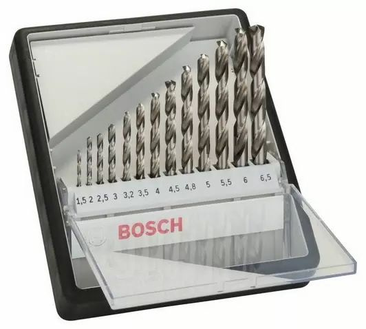 Набор сверл Robust Line по металлу 13 шт. (1,5-6,5 мм; HSS-G) Bosch 2607010538  #1