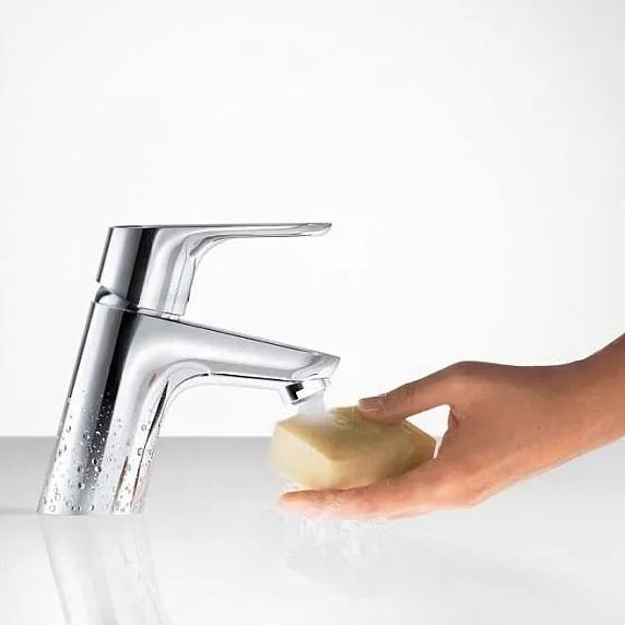 Смеситель для раковины Hansgrohe Focus арт. 31730000, хром, с донным клапаном  #1