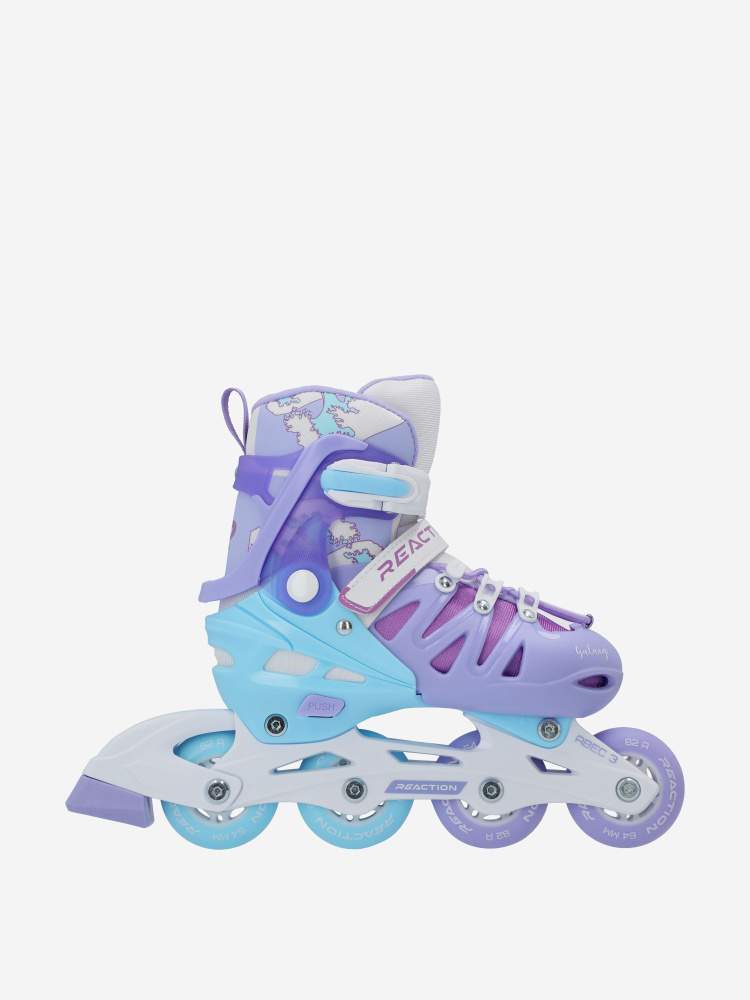 Коньки роликовые Reaction, Девочки, размер 32, 35 - купить по выгодной ...