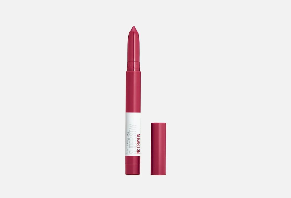 MAYBELLINE NEW YORK Суперстойкая помада-стик для губ Superstay Ink Crayon, 60, фиолетовый, Будь смелой, #1