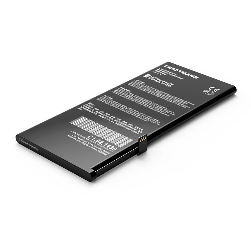 Усиленный аккумулятор Craftmann 3590mAh для смартфона APPLE IPHONE XR ...