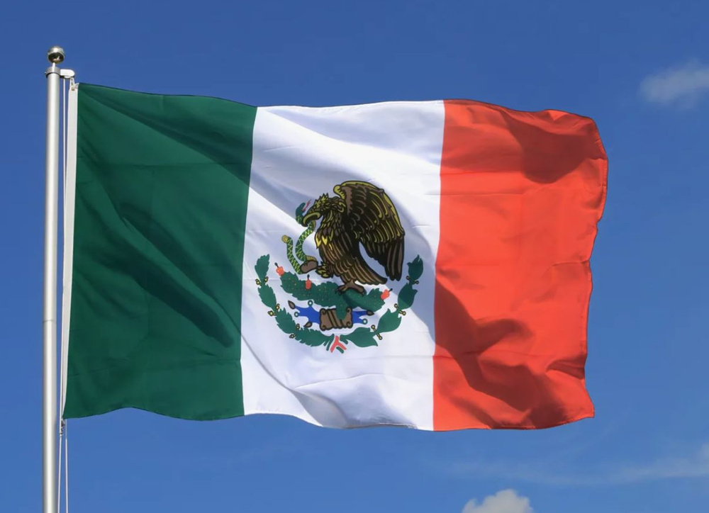 Флаг Мексики 80х120 см с люверсами #1