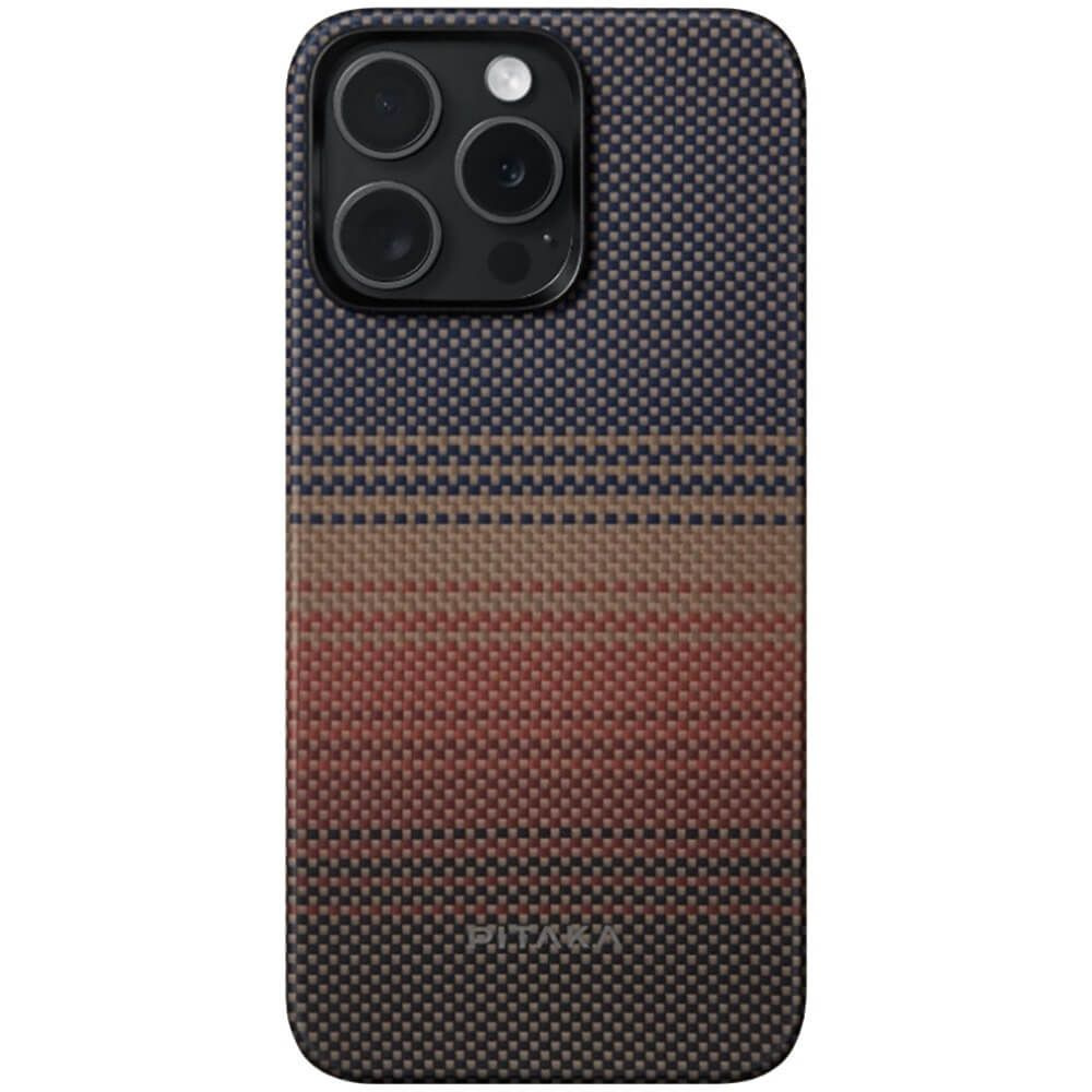 Чехол Pitaka Sunset MagEZ Case 5 Sunset для iPhone 15 Pro кевлар - купить с  доставкой по выгодным ценам в интернет-магазине OZON (1489712846)