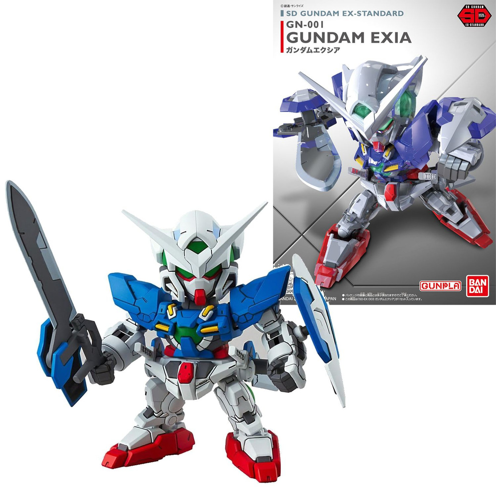 Фигурка Bandai Hobby SD Ex 03 Gundam Exia, Gunpla 8cm #1