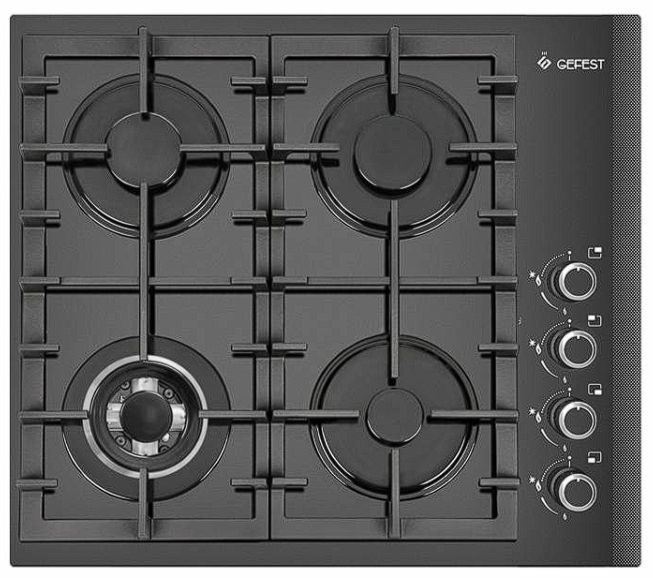 Варочная панель газовая GEFEST СГ СВН 2230-01 К2, 7,7 кВт, газ-контроль ...
