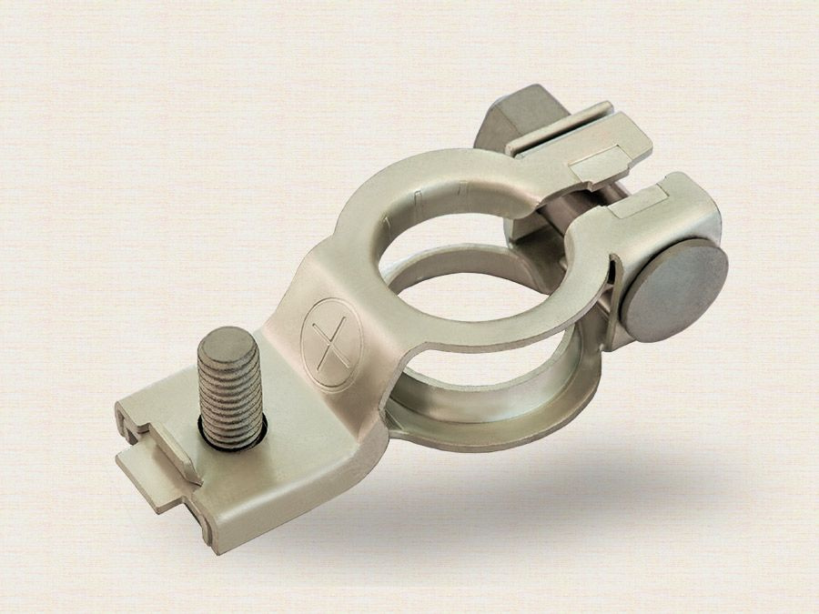 Клемма аккумуляторная ПЛЮС Европа (Euro type 1) KLEMOS КЛ 055 Крепление ...