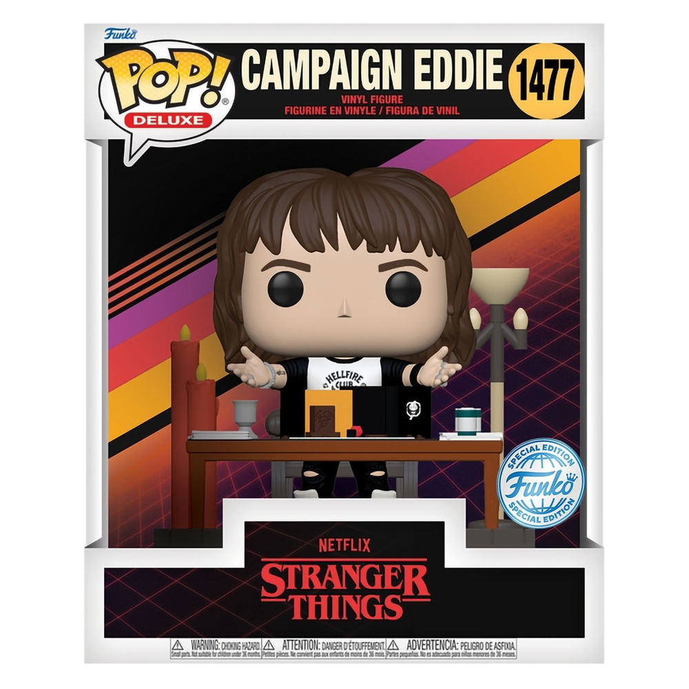 Фигурка Funko POP! Deluxe. Stranger Things: Campaign Eddie #1