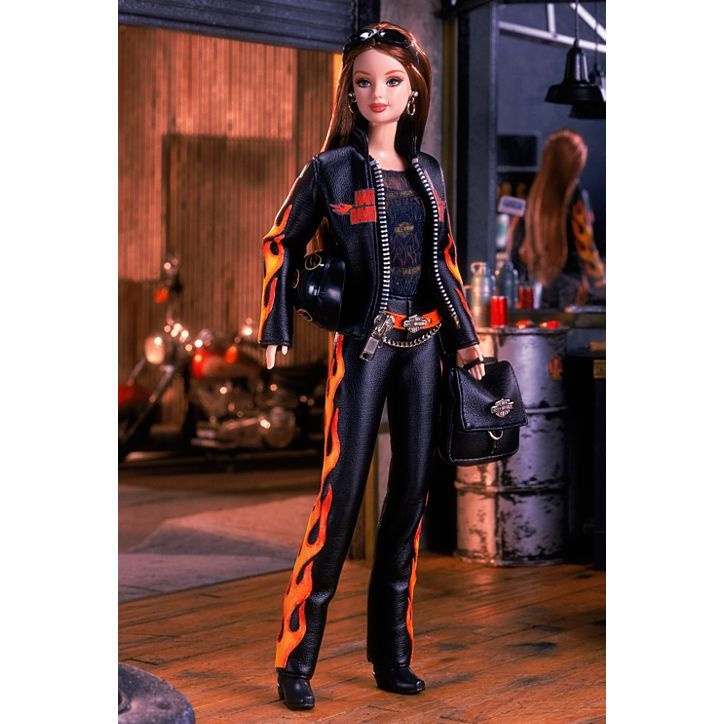 Кукла Barbie Harley-Davidson (Барби Харлей-Дэвидсон шатенка