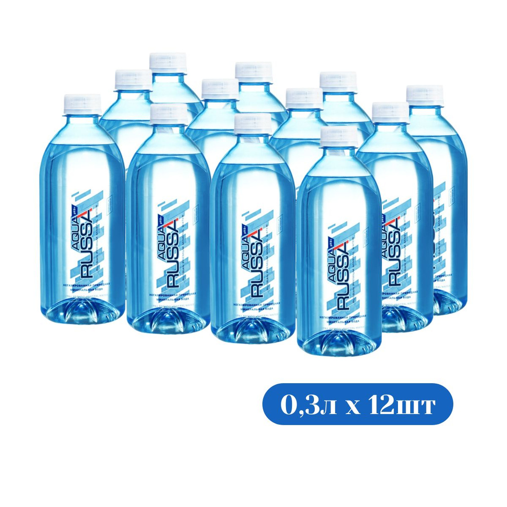 Aqua Russa Вода Питьевая Негазированная 300мл. 12шт #1