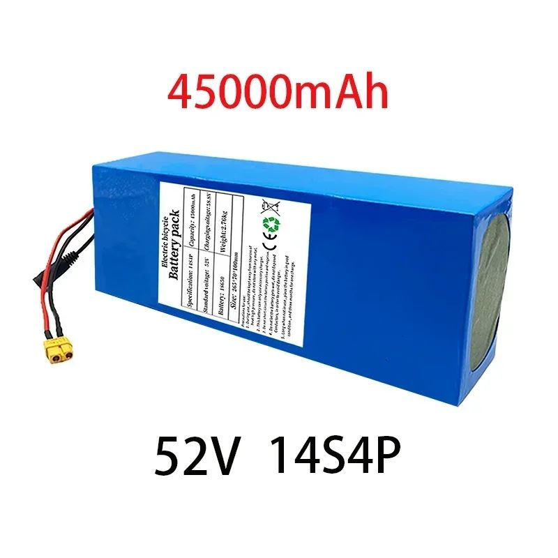 Новый литиевый аккумулятор 52V 14S4P 45000 mah 18650 2000W для балансировочных автомобилей, электрических #1