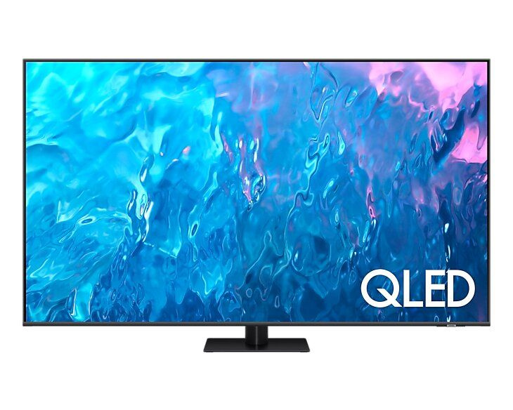 Samsung Телевизор QE65Q70CAU 65" 4K UHD, серый, черный #1