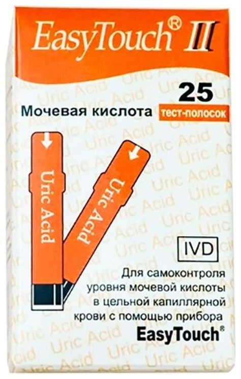 EasyTouch На мочевую кислоту тест-полоски для анализатора крови, для ...