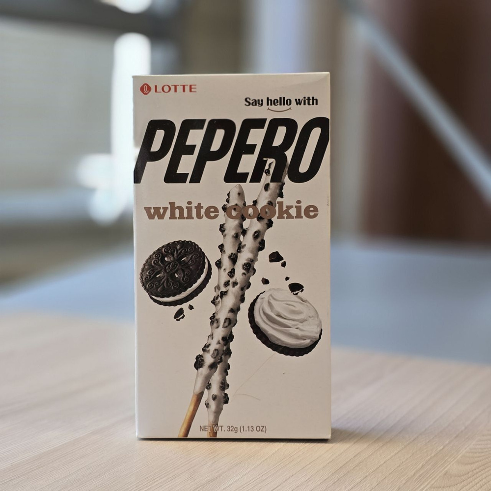 Печенье Lotte Pepero в белом шоколаде, орео #1