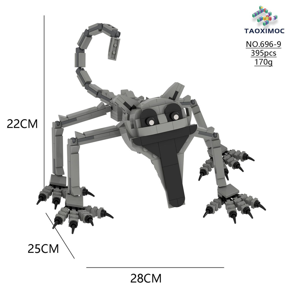 конструктор пластиковый Poppy3 Улыбающиеся твари,395,обновление catnap ...